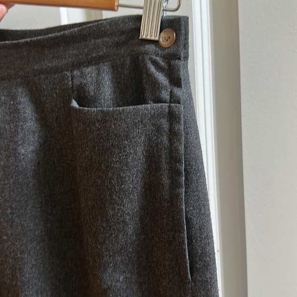Morgane Le Fay Grey Wool Trousers Medium - Picture 11 of 11